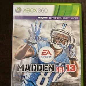 XBOX 360 MADDEN 13 - VIDEO GAME - USED